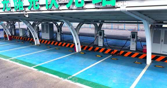 光伏充电站 新能源汽车充电  充电桩