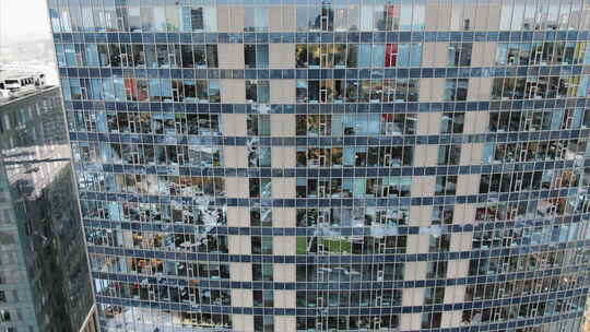 反光玻璃的建筑视频素材模板下载