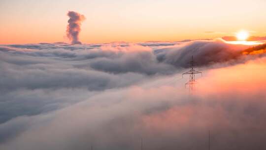 多角度多场景日出朝霞云海