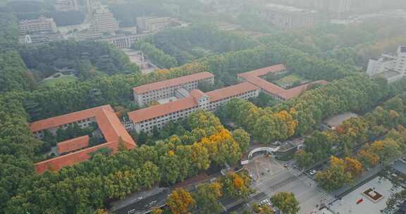 西安交通大学航拍空镜