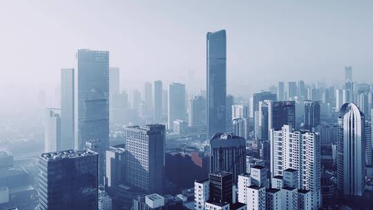 上海静安区平流雾