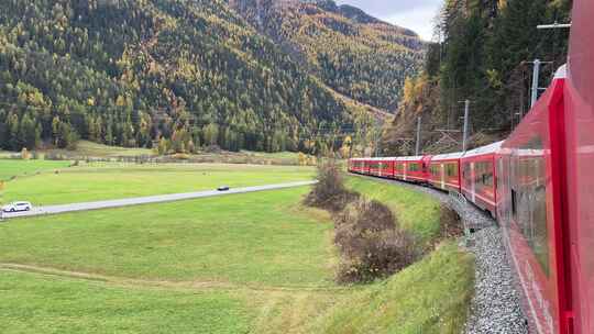 欧洲瑞士火车