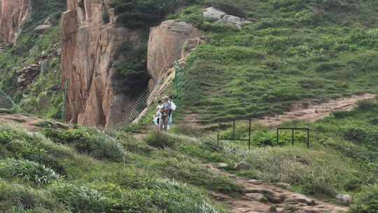 吕峡灯塔岛礁石