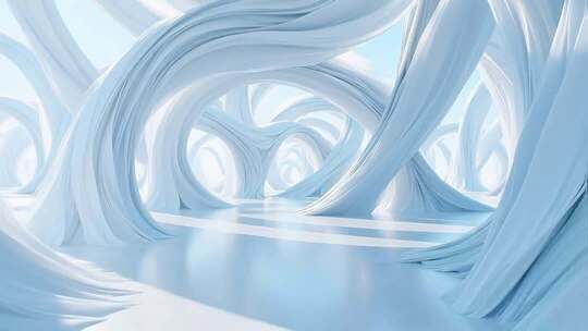 抽象3D渲染场景素材