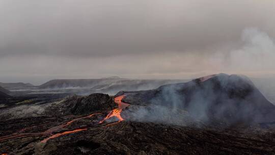 火山喷发出的岩浆