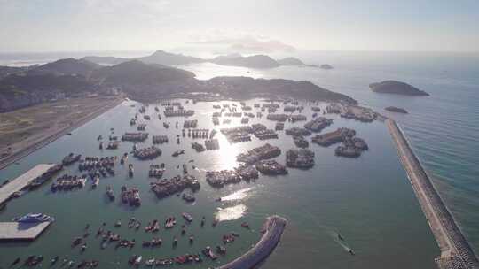 福建霞浦三沙避风港航拍