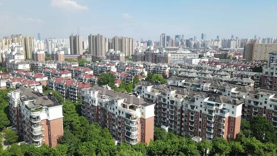 上海静安区全景大宁公园4K航拍原素材视频素材模板下载