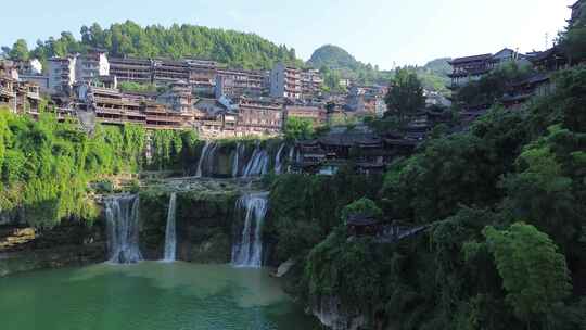 湖南芙蓉镇、酉水河、古镇