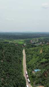 竖版航拍旅游景区湖南湘潭昭山4A风景区