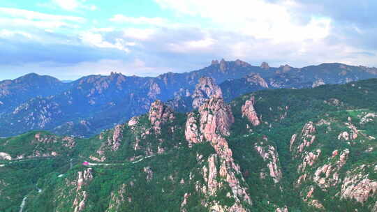 青岛崂山 山峰 山顶 太和山 高山 大山