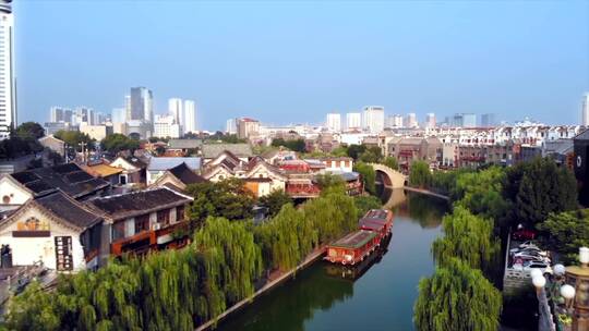 济宁古运河4k视频素材模板下载