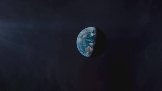 震撼蓝色地球三维动画漫游宇宙蔚蓝视频素材模板下载
