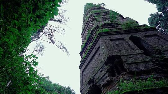 隋朝古塔特写