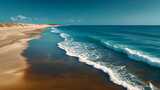 海边沙滩海浪特写ai素材原创唯美海洋巨浪高清在线视频素材下载