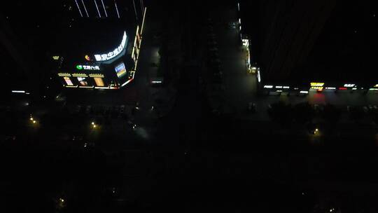 大气 航拍 福建 泉州 闽南 夜景 城市 建筑