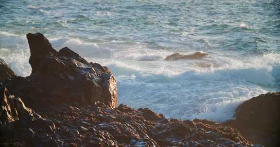 海洋，海浪，岩石，冰岛