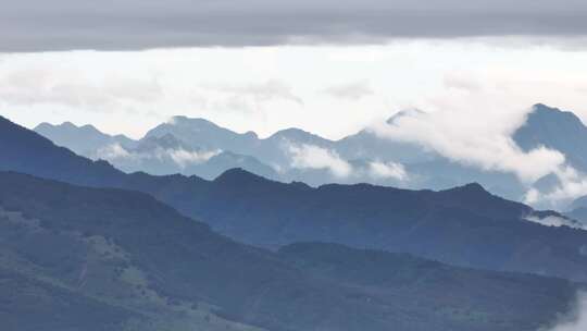 蓟州区山区附近雨后航拍