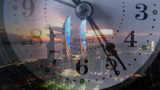 钟表转动时间流逝合集