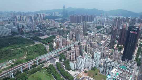 深圳北站及周边城市建筑视频素材模板下载