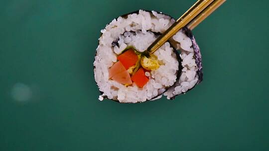 海苔寿司卷视频素材模板下载