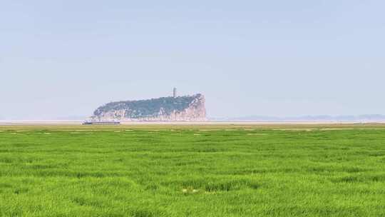 鄱阳湖草海与鞋山航拍