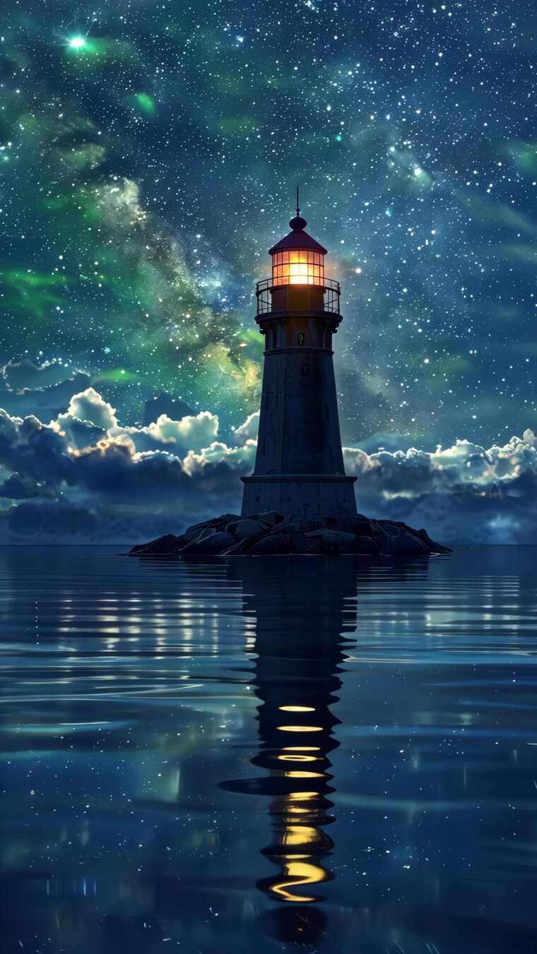 星空下的灯塔守护【4K】