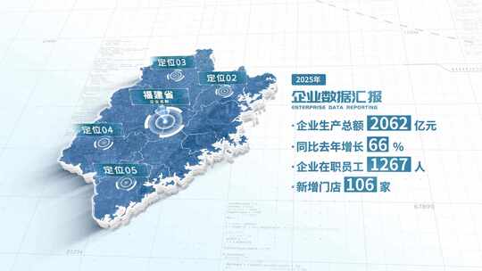 福建省地图数据展示