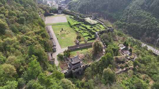 湖南湘西凤凰县南方长城航拍景观