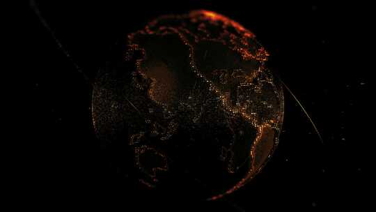 地球  网络 科技感地球