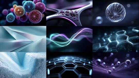 流光溢彩异彩纷呈抽象艺术未来科技无限可能高清在线视频素材下载