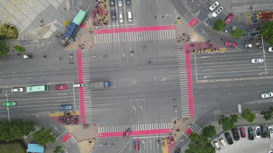 广西桂林城市风光交通航拍视频素材模板下载