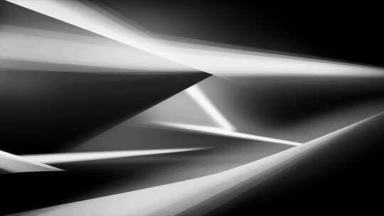 抽象建筑光线光影变幻