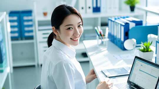 各行各业的女性劳动者五一劳动节笑脸妇女节