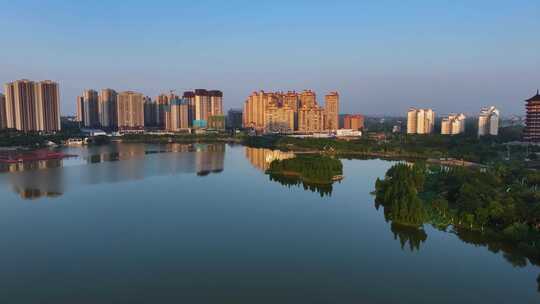 4K航拍广西钦州城市风光视频素材模板下载