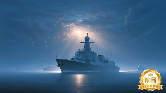 钢铁巨舰驰骋海疆守护和平