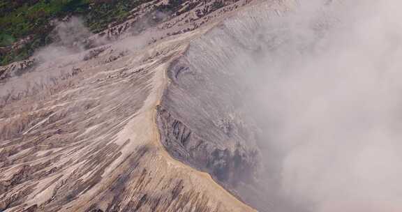 航拍印尼Bromo火山