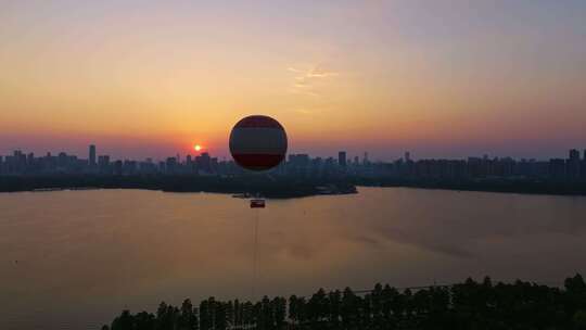 东湖氦气球航拍