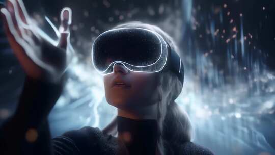 人工智能虚拟现实VR眼镜体验高科技