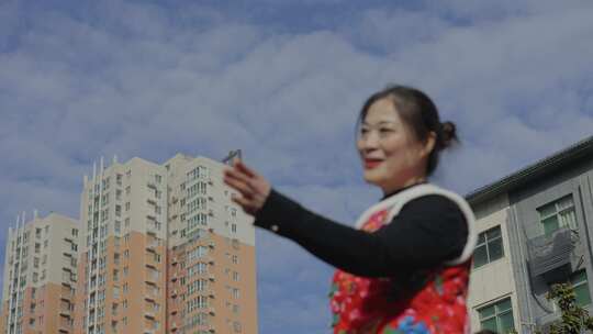 节日喜庆广场舞表演