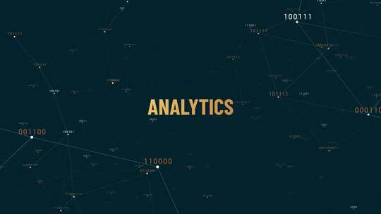 Analytics数字技术动画4K