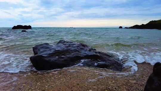 自然风光大海海水海浪视频