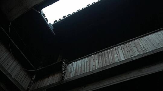 徽州老宅的木质建筑视频素材模板下载