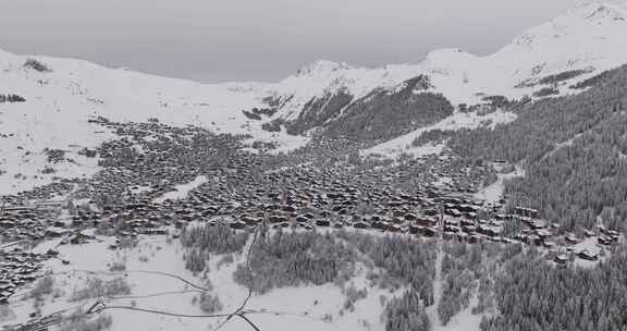 Verbier， Town，瑞士，阿尔卑