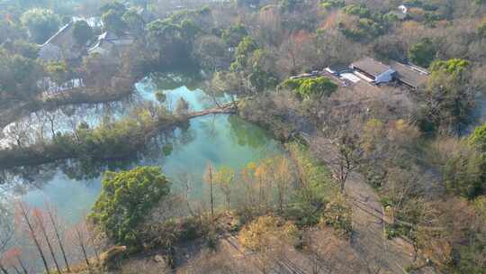 杭州市西湖区西溪湿地美景风景视频素材