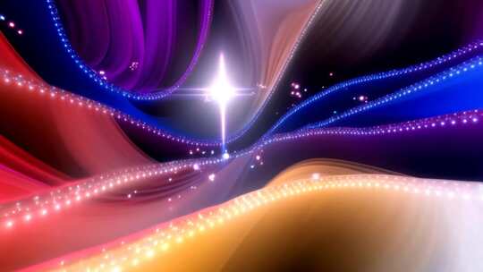 炫彩粒子光效动态背景