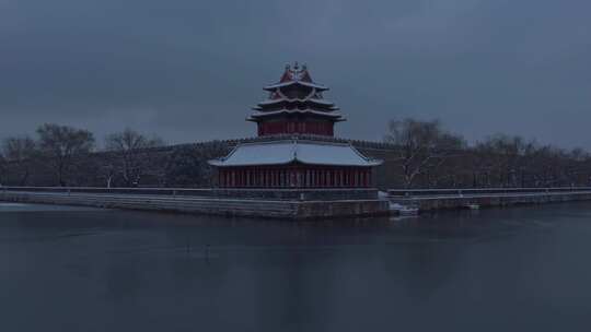 北京雪景 故宫天坛