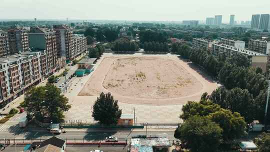 沈阳724地区历史建筑东基俱乐部航拍