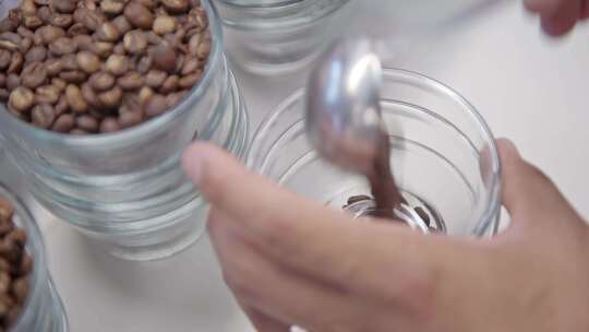 咖啡生产工艺品质检测视频素材模板下载