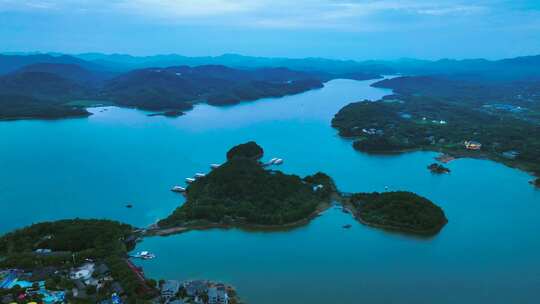 【7分半钟】天目湖夜景 涵田度假酒店