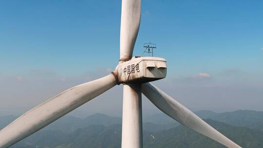 大风车航拍素材风力发电机素材视频素材模板下载